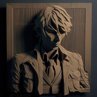 3D model Kengo Kawanishi from Bungo Stray Dogs (STL)